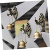 Levemolo Elephant Door Bell Metal Wind Chime Bells Retro Ornament