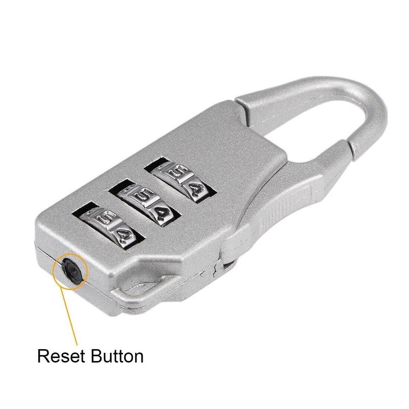 2PCS 3 Digit Combination Password Lock Security Lock Travel Lock