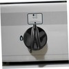 jojofuny 5pcs Stove Accessories Knobs Universal Silver Round with Hobs