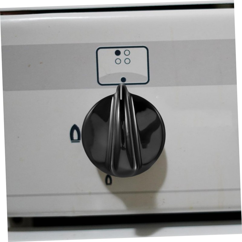 jojofuny 5pcs Stove Accessories Knobs Universal Silver Round with Hobs
