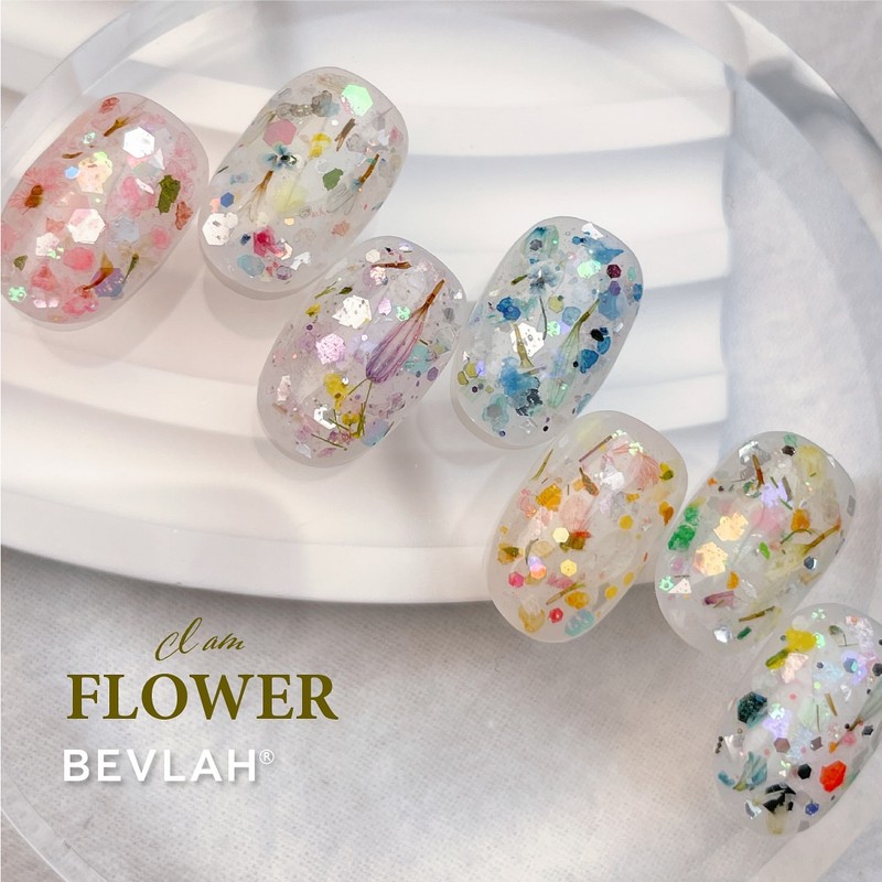Vibla I.M. Flower Flower Gel Fresh Flower Glitter Gel 7-piece