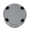Silver Wine Bottle Coaster with Set of 8 Cork Coasters