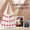 Ausing Crochet Tote Bag Beach Bag Shoulder Bag Women's Hollow