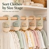 8 PCS Baby Wardrobe Dividers, Colorful Baby Hangers Babys Clothes