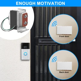 16V 30VA Doorbell Transformer Compatible with Ring Video Doorbell Pro, Nest Doorbell, Google Hello, Eufy Doorbell, Arlo Video Doorbell, 16V 30VA Hardwired Door Chime Transformer Power Supply