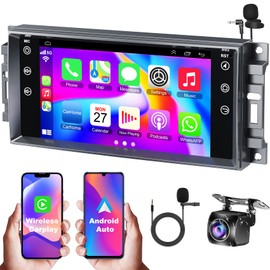 Android 13 Car Radio for Chrysler Sebring 2007-2010, for Chrysler Town&Country 2008-2010, (4G RAM 64G ROM) Chrysler Radio, 7 Inch IPS Touchscreen Support Carplay& Android Auto,Bluetooth& GPS