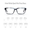 eyebobs Hugh Jass Unisex Reading Glasses, Transparent Grey Front and