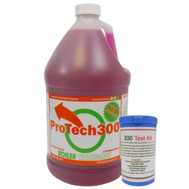 AHS Outdoor Wood Boiler Yearly Maintenance Kit with Water Treatment - ProTech 300 & Test Kit
