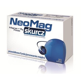 NeoMag cramp -50 tablets - ingredients affect positively the proper functioning and work of muscles (contraction and relaxation), support the body in stages of fatigue and reduced physical endurance, and help maintain able-bodieness.