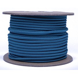 Teal 1/8" Shock Cord - BORED PARACORD Marine Grade Shock/Bungee/Stretch Cord 1/8 inch x 100 feet Several Colors - Made in USA