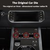 YIWANG Aluminum Alloy Car Interior Decorations Audio and Air Conditioning