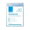 Blue Dot Assorted Washproof Plasters 10-Piece