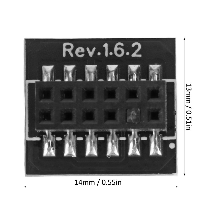 TPM 2.0 Module SPI 12Pin Remote Card Encryption Security Board