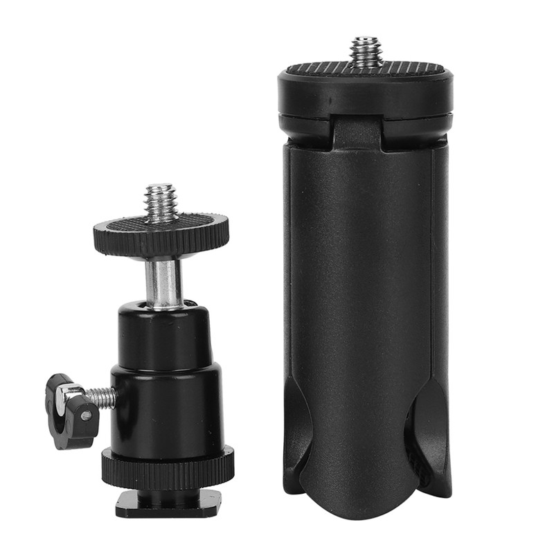 PULUZ Rabbit Cage Tripod Metal Mount with Ring Light Mic