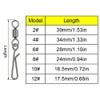 SEIWEI 2#, Quick Change Swivels Carp Fishing Terminal Tackle, Pack