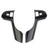 Korlot Carbon Fiber Style Interior Steering Wheel Cover Trim Accessories