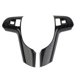 Korlot Carbon Fiber Style Interior Steering Wheel Cover Trim Accessories for Pontiac G8