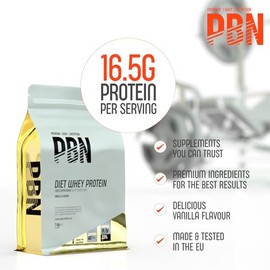 Premium Body Nutrition PBN - Premium Body Nutrition Diet Whey Vanilla 1kg Pouch