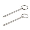 4 Pack Quick Release Pin, Diameter 1/4"(6.3mm), Overall Length 4.1"(105mm),