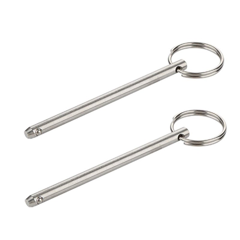 4 Pack Quick Release Pin, Diameter 1/4"(6.3mm), Overall Length 4.1"(105mm),