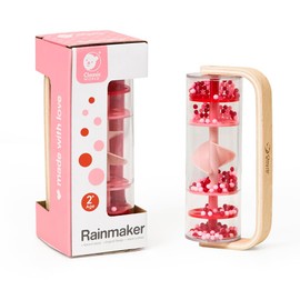 Classic World Rainmaker - Rainmaker Baby Toy - Baby Sensory Toys - Baby Learning and Development Toys - Auditory Instrument Toy - Baby Toys for 2+ Year Olds - Ideal Christmas Stocking Filler, Red