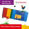 Stockmar Modelling Beeswax - 12 Beeswax Sheets of Assorted Colors