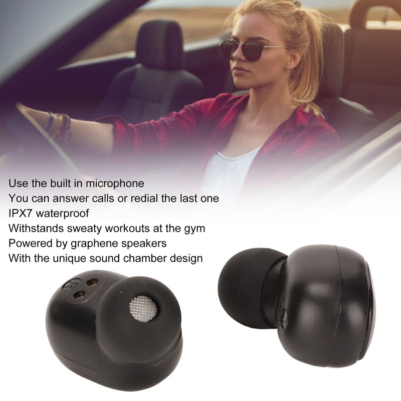 Bluetooth Earbuds Touch Control Stereo Sound Wireless Bluetooth Earphone with