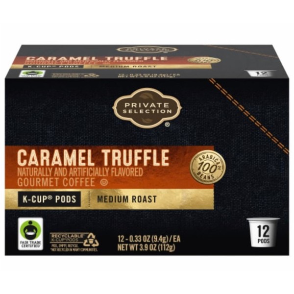 Private Selection Medium Caramel Truffle Coffee K-Cup Pods 3.9 oz,