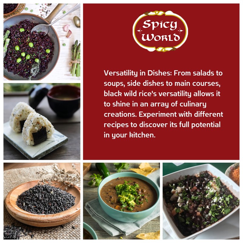 Minnesota Grown Black Wild Rice 6 Pound Bag - Premium