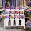 Asee'm Flower Display Stand with 12 Buckets, 3-Tier Flower Stand