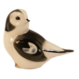 Snow Bunting Bird 1 Lomonosov Porcelain Collectible Figurine