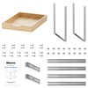 Sikarou Wood Pull Out Cabinet Organizer 11" W x 21"