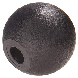 The Hillman Group 55437 Universal Ball Knob-Fits 5/16, 3/8, M8, M10,,Black, 3 Count ( Pack of 1)