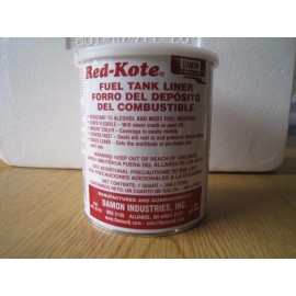 Damon Industries Red Kote Quart Fuel Tank Liner Coat Sealer gas oil diesel Motorcycle patch pin