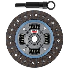 ClutchMaxPRO Performance Stage 2 Clutch Disc Plate with Alignment Tool Compatible with 1993-1995 Honda Civic Del Sol 1992-2005 Civic 1.5L 1.6L 1.7L D15 D16 D17 (CPLC54021R1DEAT-08022-ST2)