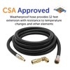 Flame King Propane 12ft RV Quick Connect Hose Adapter for