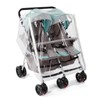 Double Stroller Rain Cover, Waterproof Weather Shield for Side by