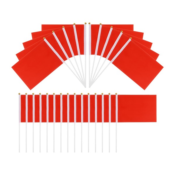 SCSpecial Small Flags 25 Pieces Mini Handheld Flags on Stick