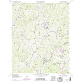YellowMaps Newland NC topo map, 1:24000 Scale, 7.5 X 7.5 Minute, Historical, 1960, Updated 1979, 26.8 x 21.8 in - Tyvek