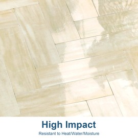 Yipscazo 10 Sheets Polished Dolomite Beige Herringbone Peel and Stick Backsplash for Kitchen Walls, Heat Resistant Stick on Backsplash PVC Tiles,Waterproof Self Adhensive Tile for Bathroom&Shower