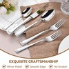45 Pieces Flatware Set for 8, 18/10 Stainless Steel Heavy