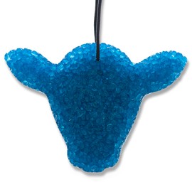 Creamy Vanilla Bean, Lone Star Candles & More’s Premium Strongly Scented Freshies, Rich Creamy Vanilla, Car & Air Freshener, USA Made in Texas, Blue Cow Face 1-Pack