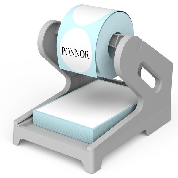 PONNOR Label Holder for Rolls and Fanfold Labels Shipping Labels