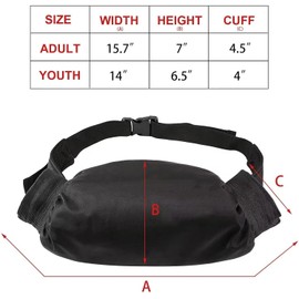 Football Hand Warmer,Adjustable Hand Warmer Pouch for Cold Weather,Fleece Lined Winter Hand Warmer Hand Muff for Outdoor Football Baseball Golf Fishing Hiking Camping (black, S-Youth)