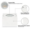 KYOTECH LED Surface-Mounted Spotlight Flat IP44 White Surface-Mounted Ceiling Light