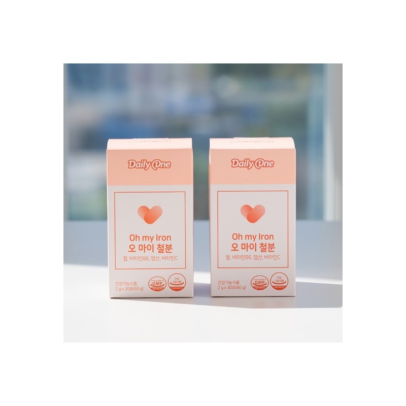 Daily One Oh My Iron Non-heme Iron High-Content Supplement 2g