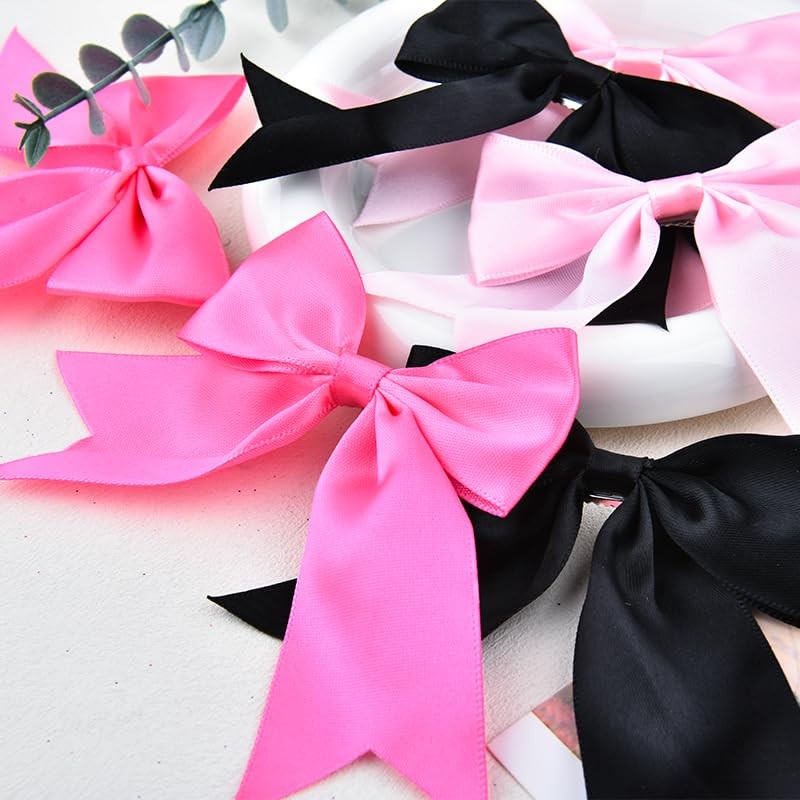 3 Pairs Bow Hair Clips Women Girls Hair Bow Barrettes