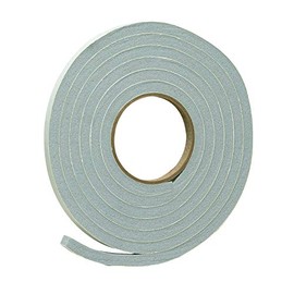Frost King Vinyl Foam Tape - Closed Cell - Moderate Compression, 1/2 W", 3/8" Thick, 10' L, Grey