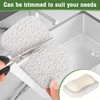 4 Pack Soap Holder Pad，Soap Holder for Kitchen & Bathroom，White