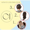 CAISHA 14" Wavy Clip On Ponytail With Butterfly Clip Hairpiece